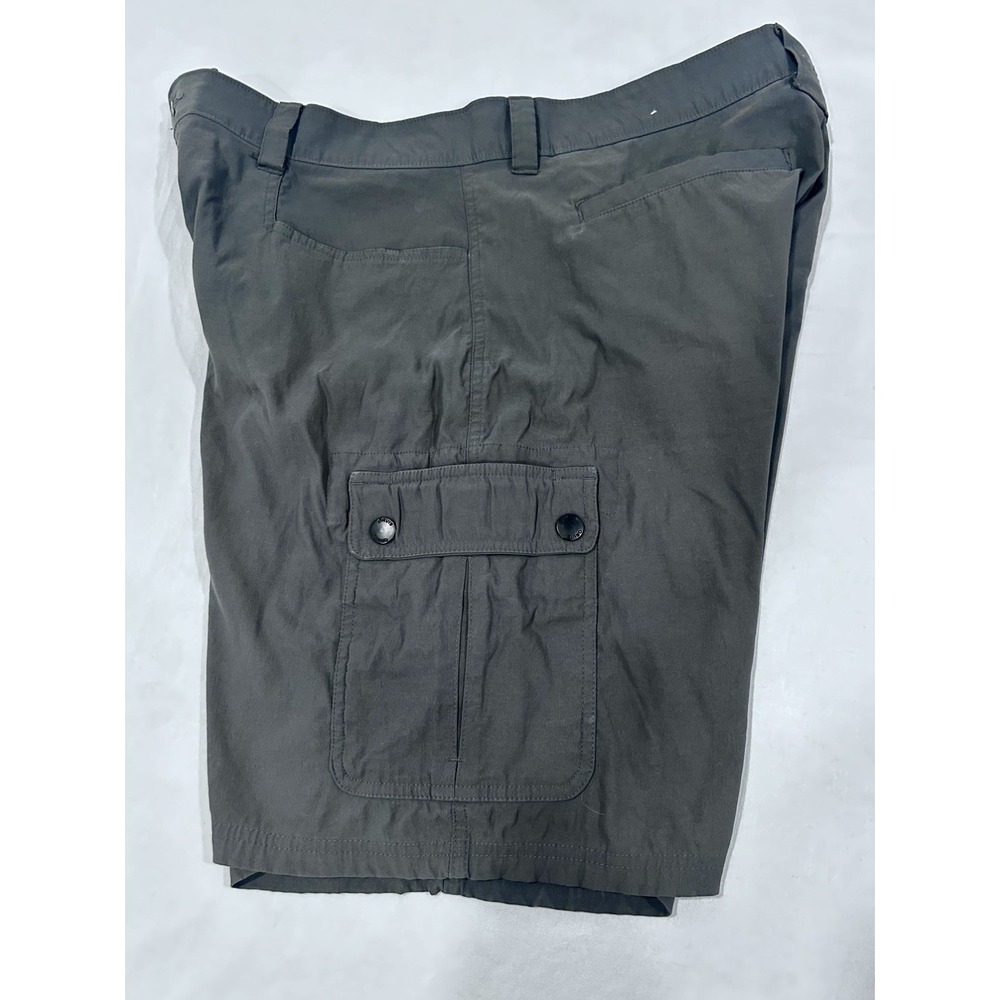 Orvis Voyager Mens Shorts Size 36 Gray Cargo Hiking Outdoor Stretch Fishing
